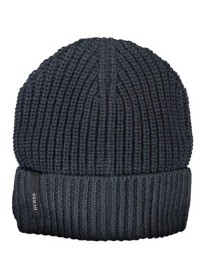 Guess Jeans Blue Fabric Hats & Cap