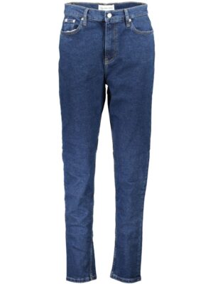 Calvin Klein Blue Cotton Jeans & Pant