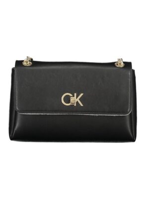 Calvin Klein Black Polyester Handbag