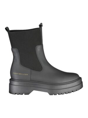 Tommy Hilfiger Elegant Ankle Boot with Contrast Details