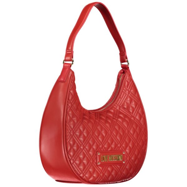 Love Moschino Red Polyethylene Handbag - Image 3