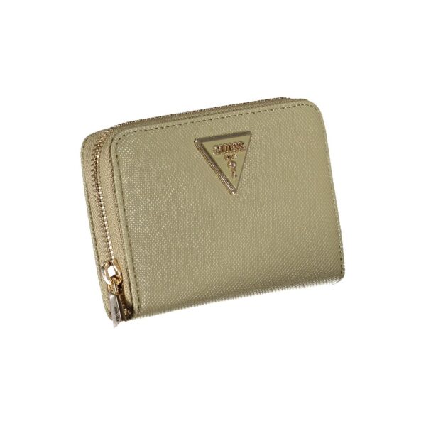 Guess Jeans Chic Emerald Zip Wallet with Multiple Compartments - Image 3