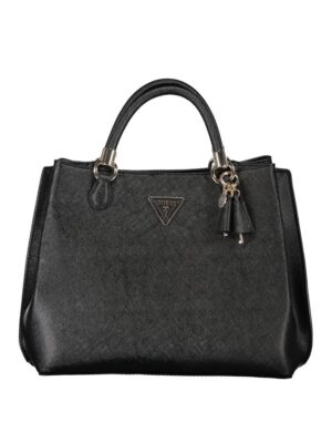 Guess Jeans Black Polyethylene Handbag