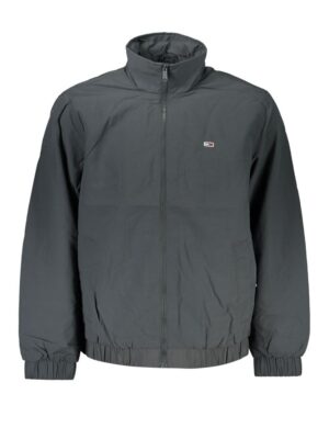 Tommy Hilfiger Sleek Gray Recycled Nylon Jacket