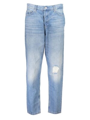 Calvin Klein Light Blue Cotton Women Jeans