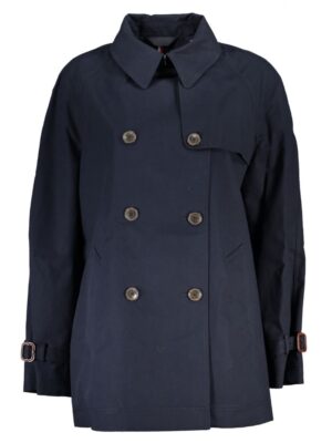 Tommy Hilfiger Blue Cotton Jackets & Coat