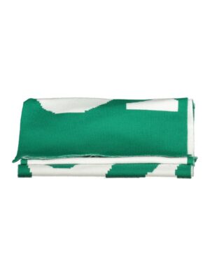Guess Jeans Green Cotton Scarf