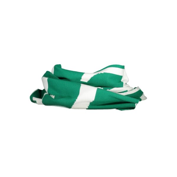 Guess Jeans Green Cotton Scarf - Image 2