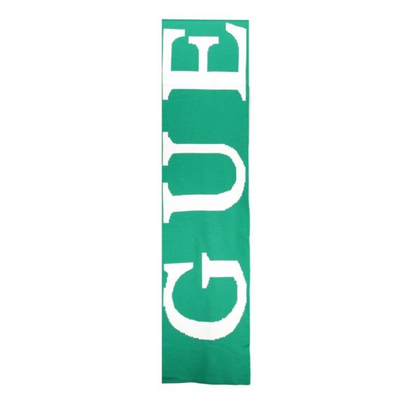 Guess Jeans Green Cotton Scarf - Image 3