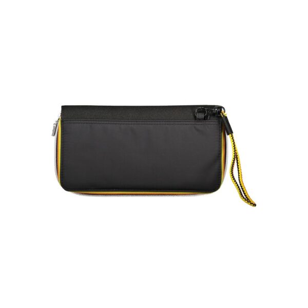K-WAY Sleek Black Polyamide Wallet with Coin Purse - Image 2