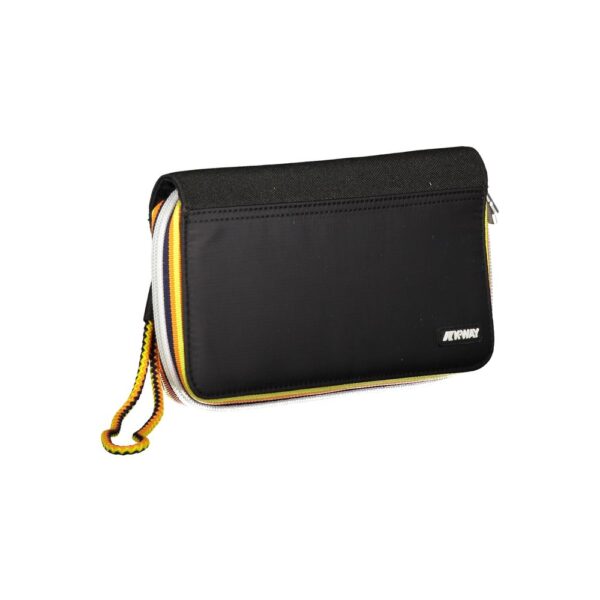 K-WAY Sleek Black Polyamide Wallet with Coin Purse - Image 3