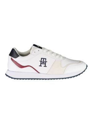Tommy Hilfiger White Polyester Sneaker