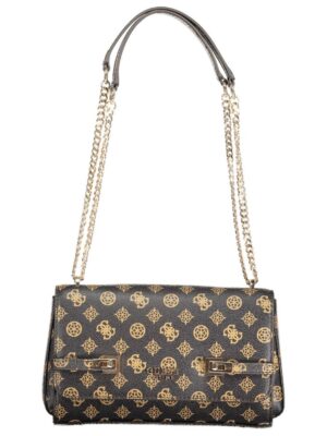 Guess Jeans Brown Polyethylene Handbag