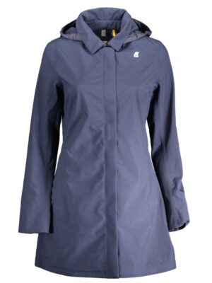 K-WAY Blue Polyester Jackets & Coat