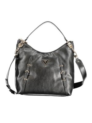 Guess Jeans Black Polyethylene Handbag