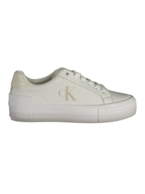 Calvin Klein White Leather Women Sneaker