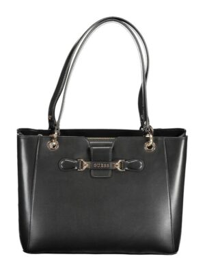 Guess Jeans Black Polyethylene Handbag