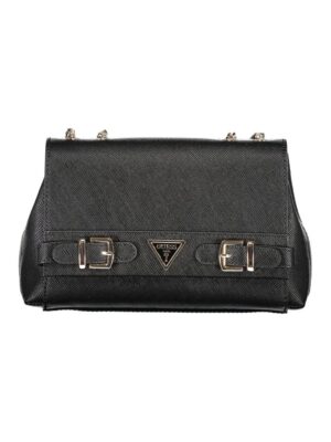 Guess Jeans Black Polyethylene Handbag