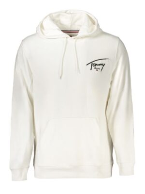Tommy Hilfiger White Cotton Men Sweater