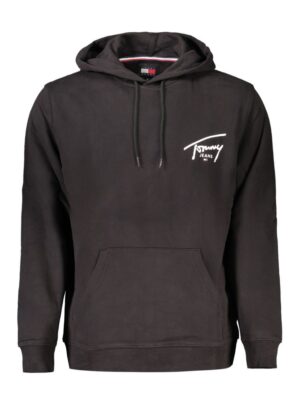 Tommy Hilfiger Black Cotton Men Sweater