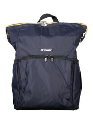 K-WAY Blue Polyamide Men Backpack