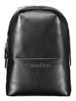 Calvin Klein Black Polyester Men Backpack