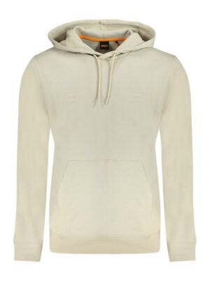 Hugo Boss Beige Cotton Men Sweater