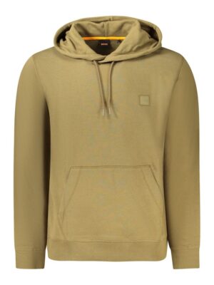 Hugo Boss Green Cotton Men Sweater