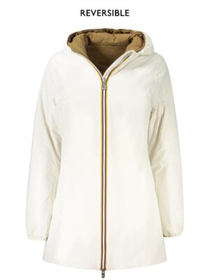 K-WAY White Nylon Women Jacket