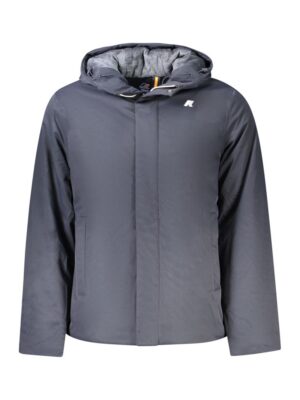 K-WAY Blue Polyester Men Jacket