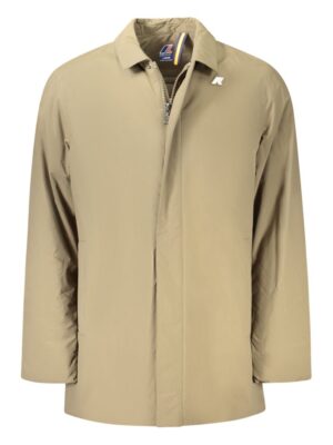 K-WAY Brown Polyamide Men Jacket