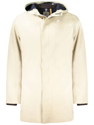 K-WAY Beige Polyester Men Jacket