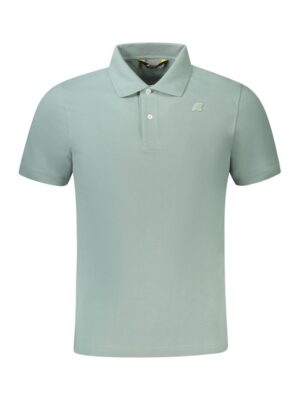 K-WAY Green Cotton Men Polo Shirt