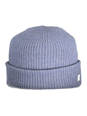 K-WAY Light Blue Wool Men Cap