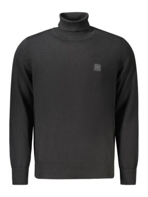 Hugo Boss Black Wool Men Sweater