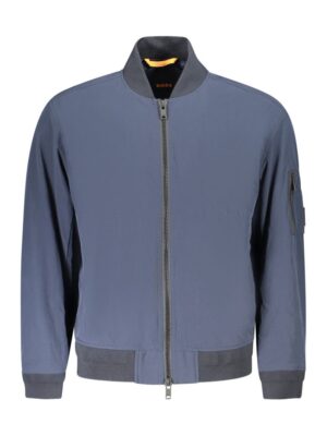 Hugo Boss Blue Polyamide Men Jacket