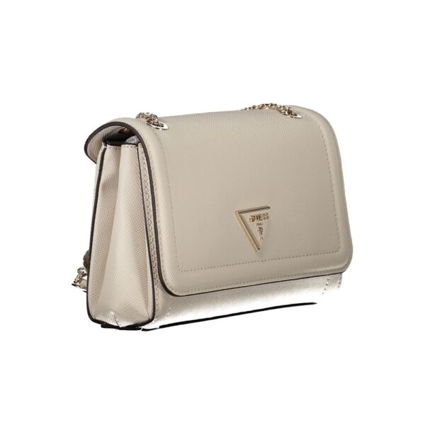 Guess Jeans Beige Polyethylene Women Handbag - Image 3
