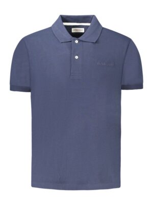 Guess Jeans Blue Cotton Men Polo Shirt