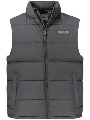 Guess Jeans Black Polyamide Men Jacket