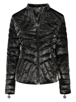 Guess Jeans Black Polyethylene Women Jacket