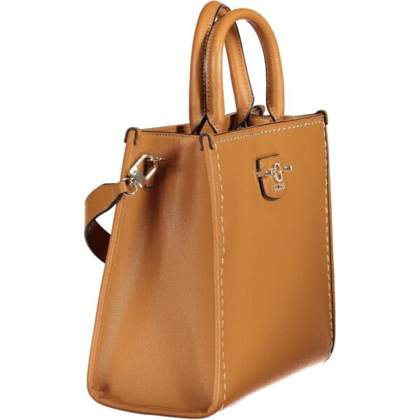 Guess Jeans Brown Polyethylene Handbag - Image 3