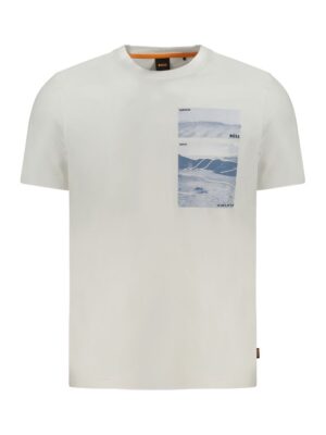 Hugo Boss White Cotton T-Shirt