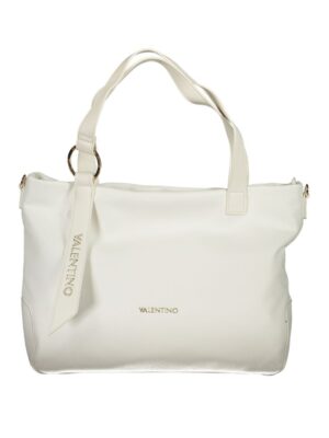 Valentino Bags White Polyethylene Handbag