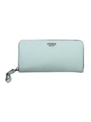 Guess Jeans Blue Polyethylene Wallet