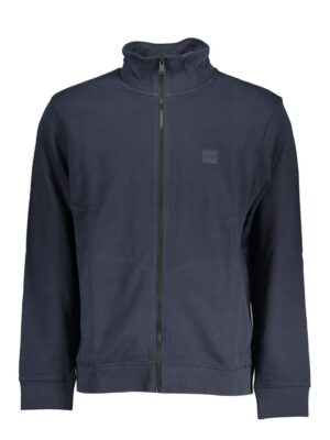Hugo Boss Blue Cotton Sweater