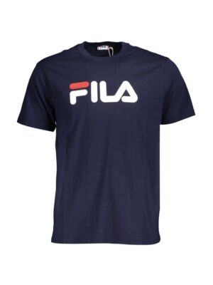Fila Blue Cotton Unisex T-Shirt