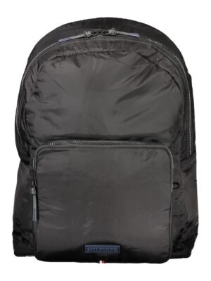 Tommy Hilfiger Black Nylon Backpack