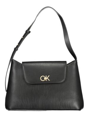 Calvin Klein Black Polyester Handbag