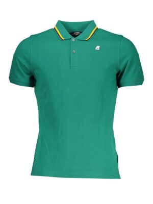 K-WAY Green Cotton Polo Shirt