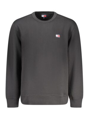 Tommy Hilfiger Black Cotton Men Sweater